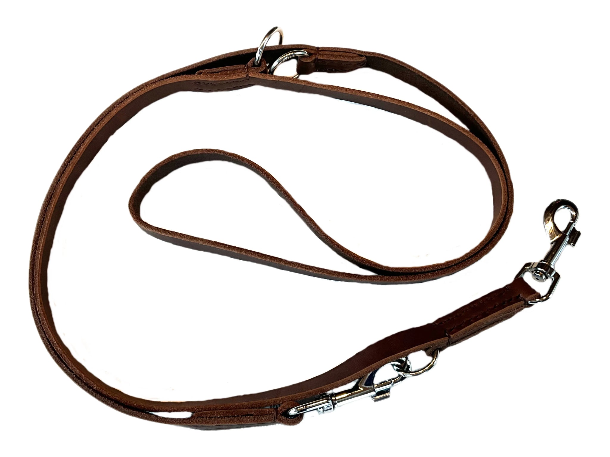 Lederführleine, Bolzenhaken, 210cm Länge, 3 Breiten - best4dogs.de