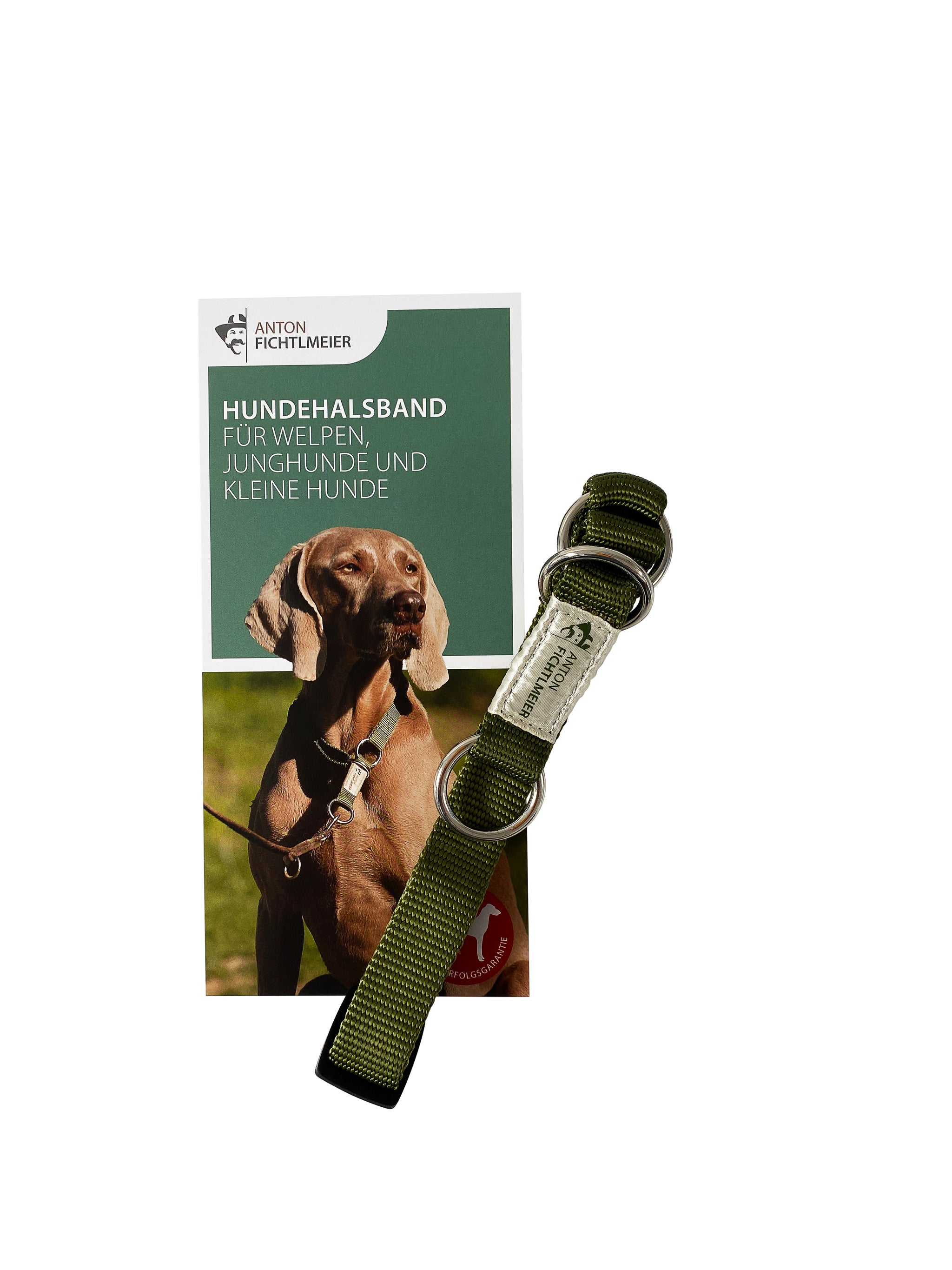 Das Original Fichtlmeier Halsband-Olive - best4dogs.de